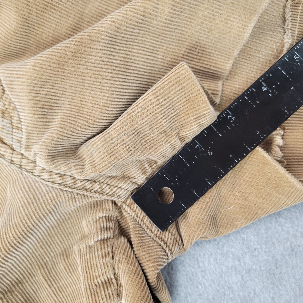 Levi's for Gals Corduroy Shorts Women 25 Tan 70s Big E Vintage Hemmed - Picture 7 of 12